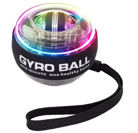 LED Wrist Power Trainer Ball – Self-Starting Gyro Hand Trainer