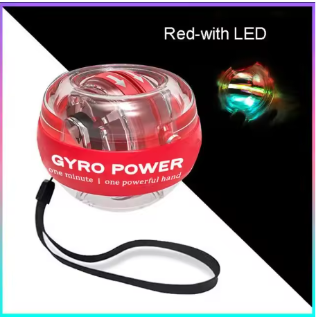 LED Wrist Power Trainer Ball – Self-Starting Gyro Hand Trainer
