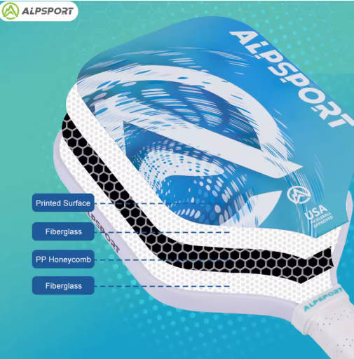 ALPSPORT SWIRL Graphite Pickleball Paddle – Lightweight, Durable & High‑Performance Racket