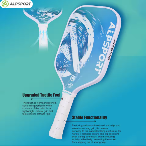 ALPSPORT SWIRL Graphite Pickleball Paddle – Lightweight, Durable & High‑Performance Racket