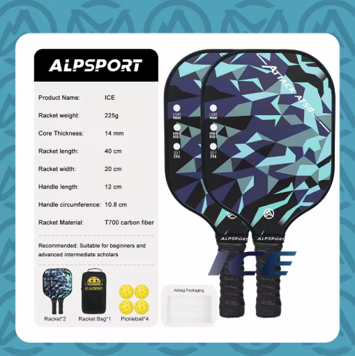 ALPSPORT SWIRL Graphite Pickleball Paddle – Lightweight, Durable & High‑Performance Racket